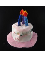 Fun Birthday Hat (Pink/ Blue/ Red)